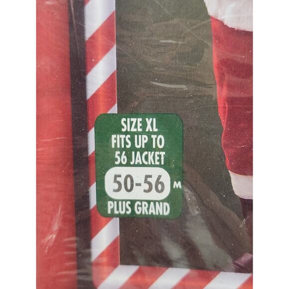 Rubie's Soft Velour 6pc Santa Suit Costume Size XL/50-56 - Picture 4 of 11